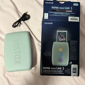 Fujifilm Instax mini Link 3 Portable Photo Printer - Sage Green